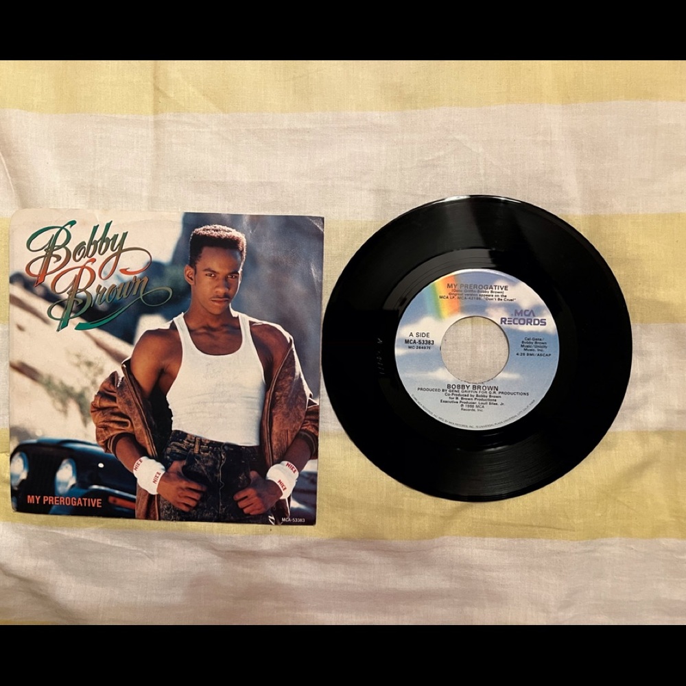 Bobby Brown “My Prerogative” 45 rpm Vinyl